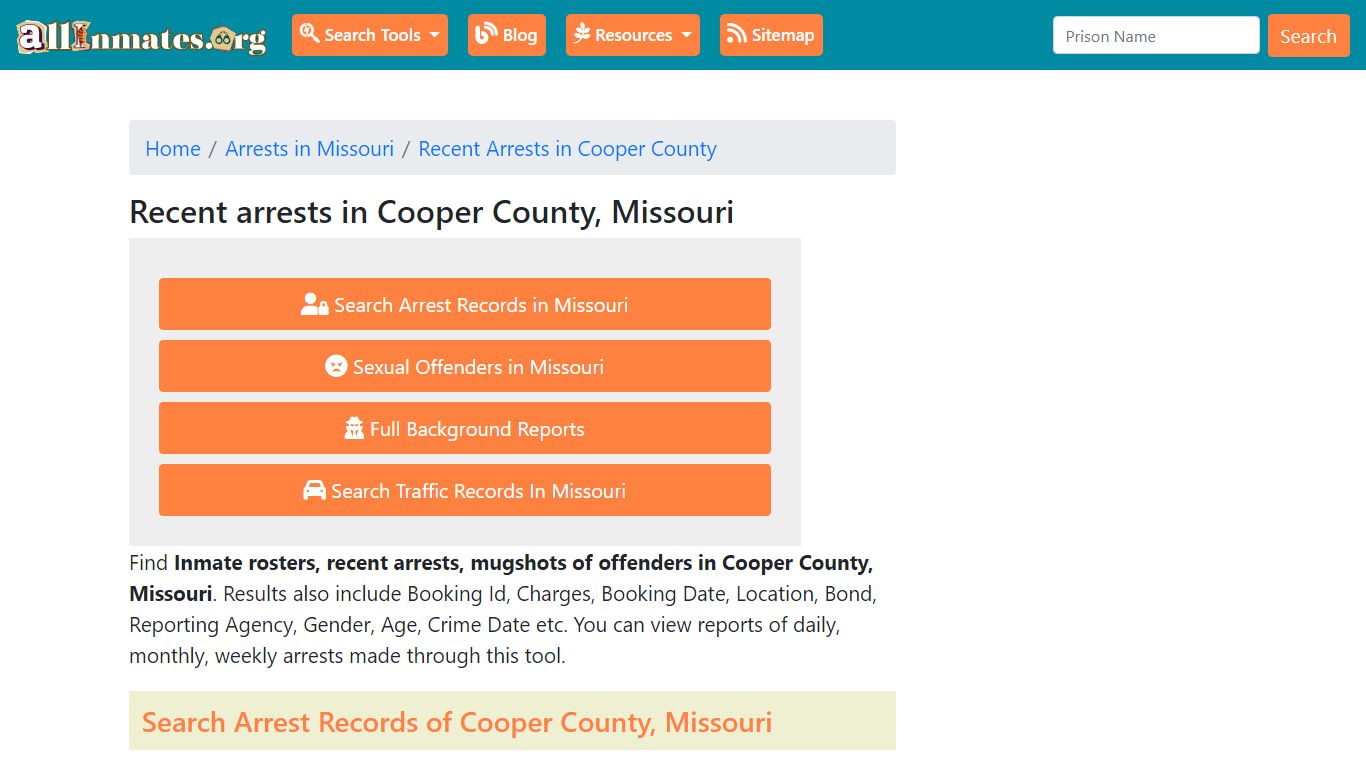 Recent arrests in Cooper County, Missouri | Mugshots, Rosters, Inmates ...